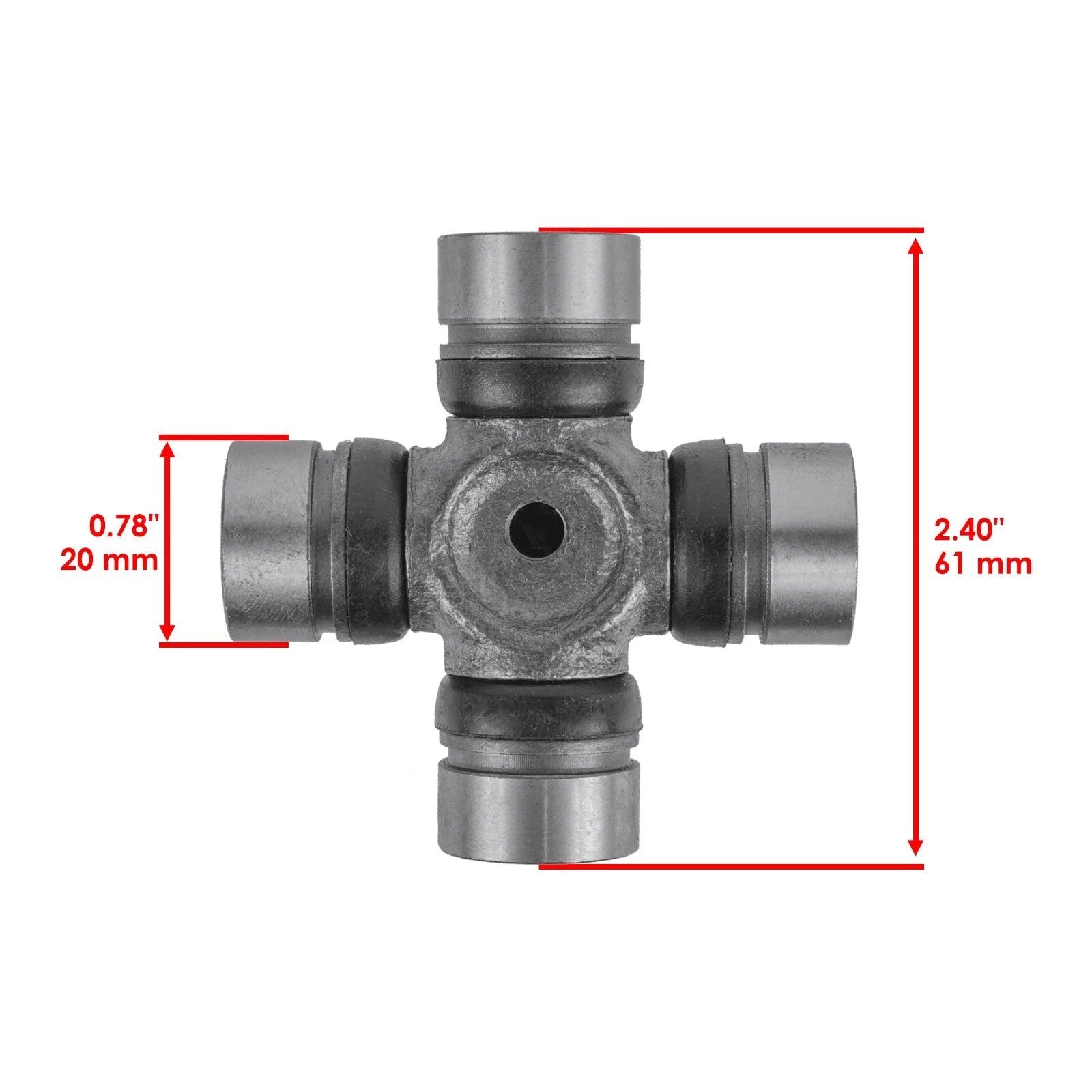 Front Drive Shaft Rear Yoke & U-Joint Kit For Yamaha Big Bear 350 YFM350FW 87-97