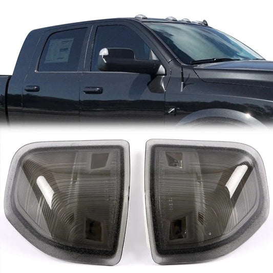 For Dodge Ram 1500 2500 3500 etc Smoked Amber LED Side Mirror Turn Signal Lights