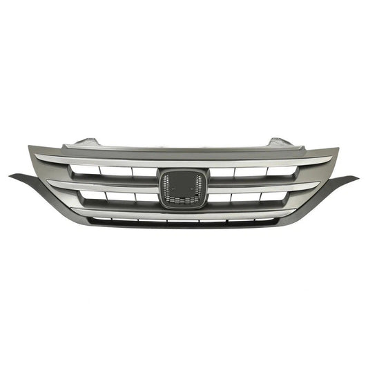Fits 2012 2013 2014 Honda CRV CR-V Front Bumper Hood Upper Grille w/Chrome Trim