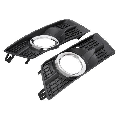 HECASA Fog Light Cover Bezel Chrome For Cadillac SRX 2010-2016 Left&Right Side