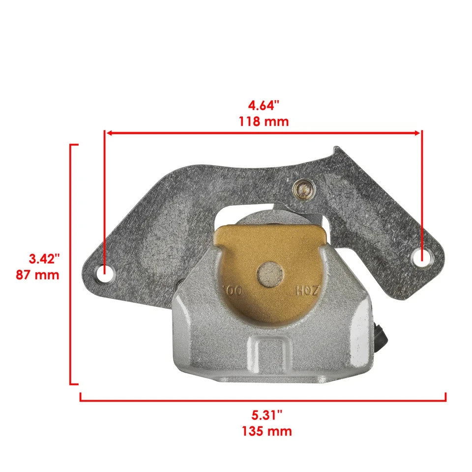 Front Right Brake Caliper W/ Pad For Honda TRX500FM Foreman 500 4X4 2012-2019