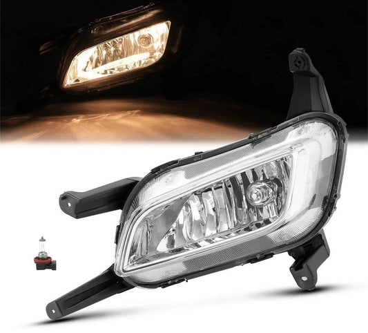 HECASA Bumper Fog Light Assembly W/Bulb For Kia Optima 2014 2015 Driver Side New