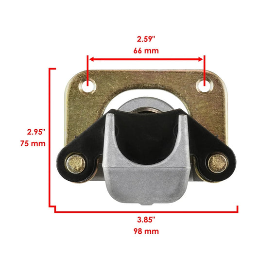 Rear Left Right Brake Caliper w/ Pad for Polaris 1911544 1911216 1911545 1911217