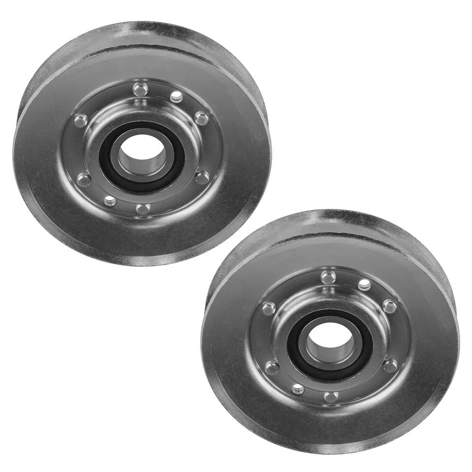 2 V-Idler Pulley For John Deere 325 335 345 GX255 GX325 GX345 GX355 AM118447