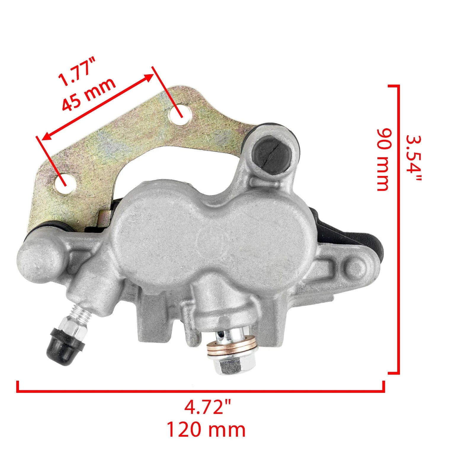 Front left Right Brake Caliper w/ Pads fits Kawasaki 43080-5081-DJ 43080-5082-DJ