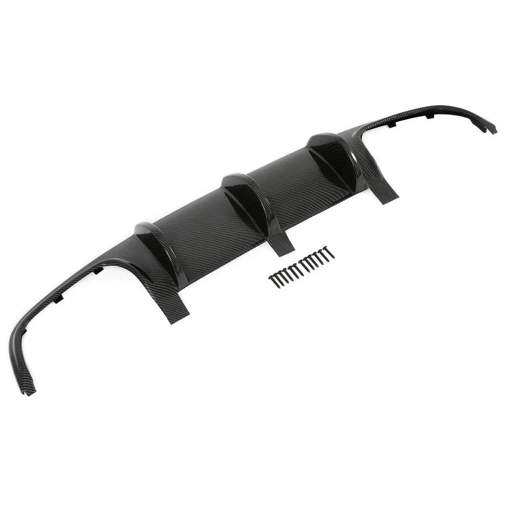 Rear Bumper Diffuser Carbon Fiber Printing For 08-11 Mercedes Benz W204 C-Class