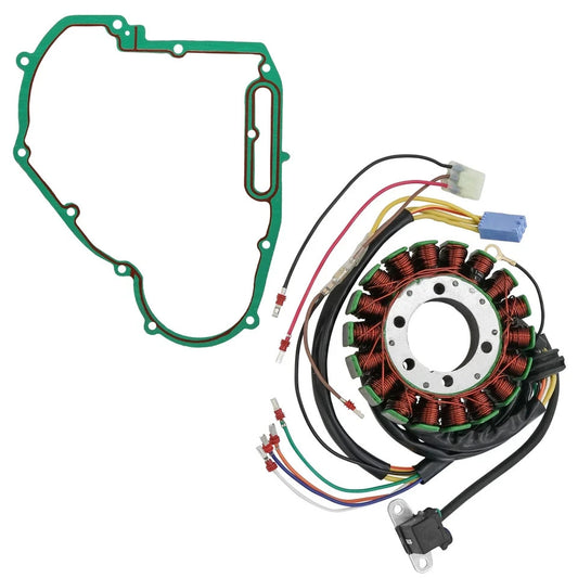 Stator & Gasket for Polaris Sportsman 700 Carb 2004 2005 2006 18 POLES
