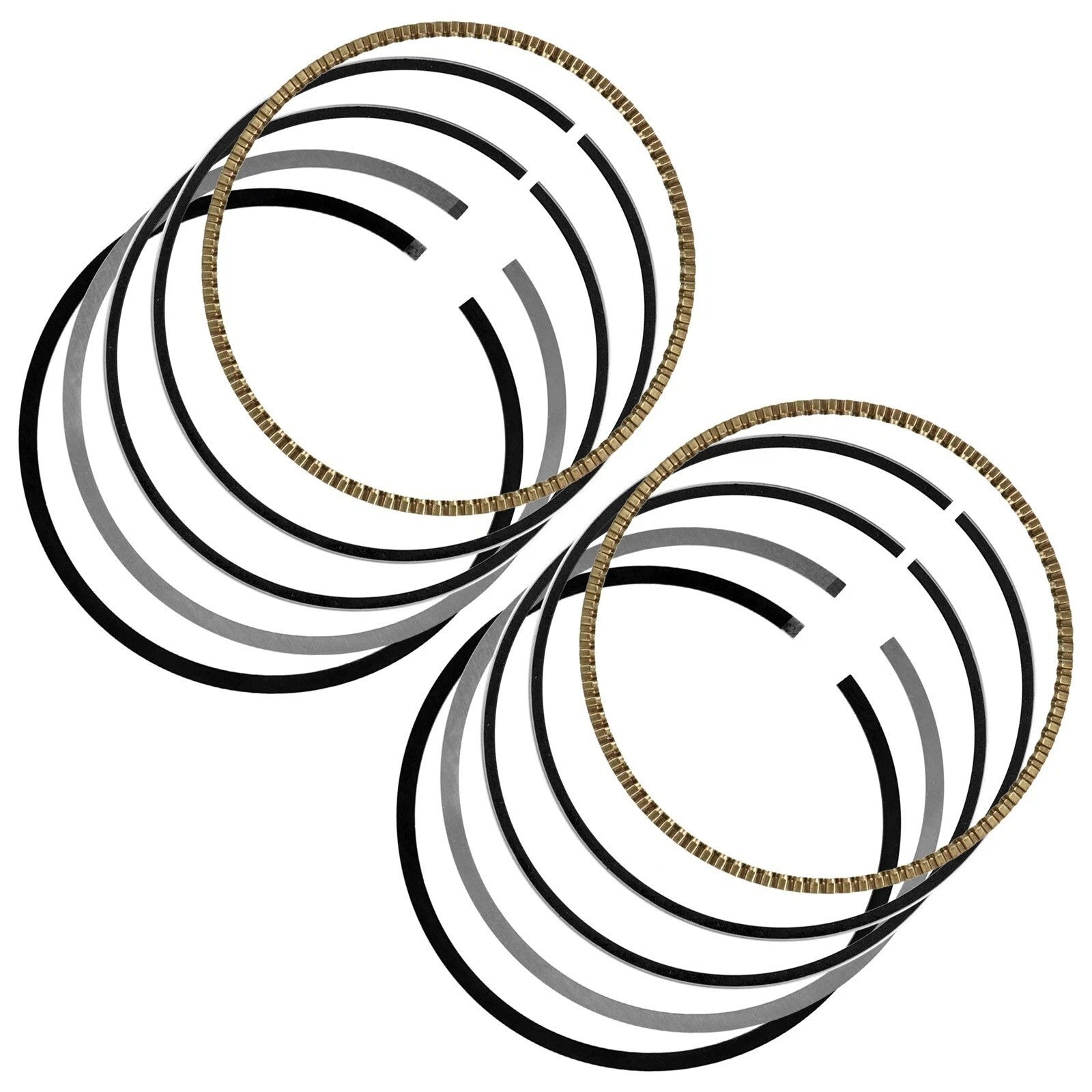 Caltric Piston Rings For Polaris RZR XP 4 1000 EPS 2014-2018 SidexSide