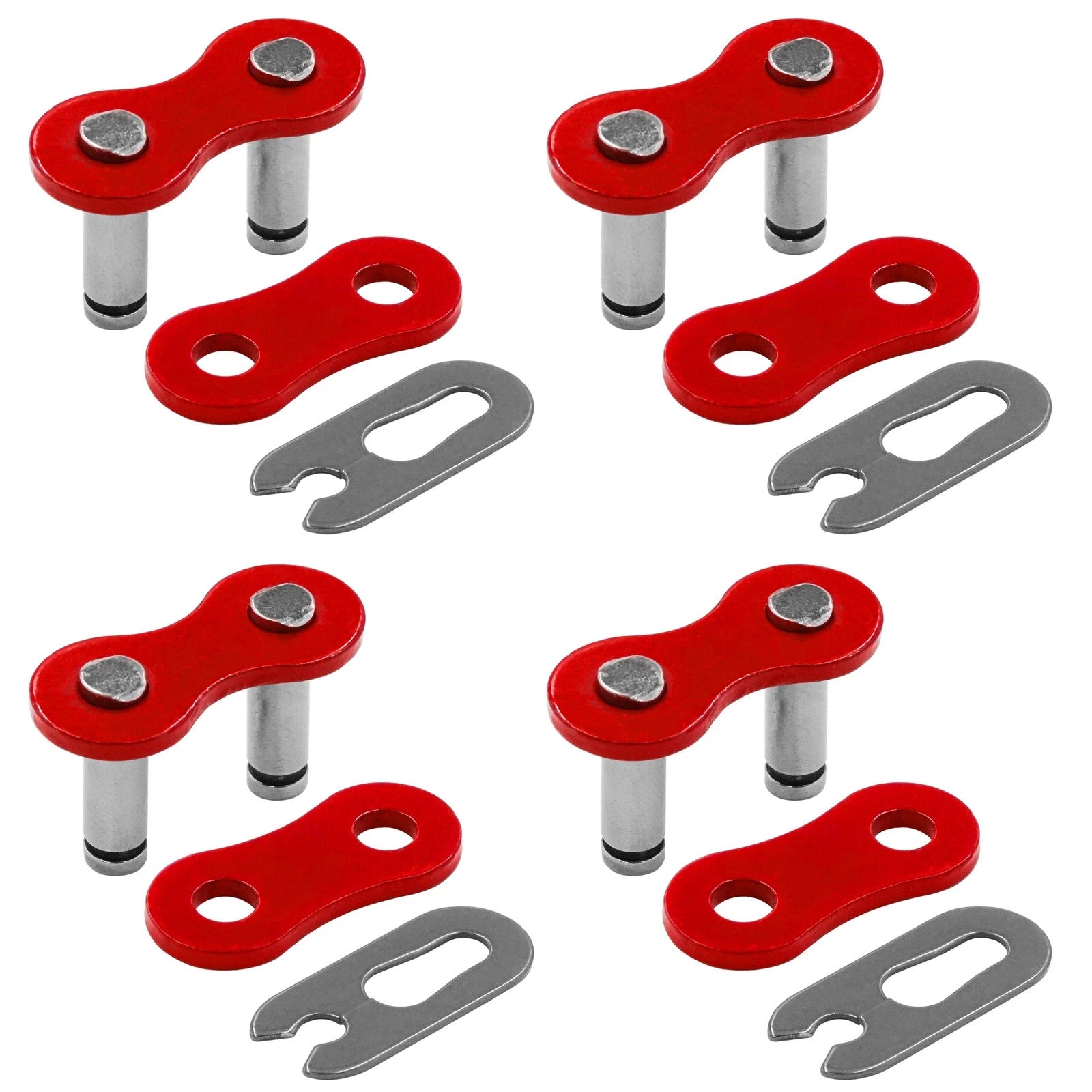 Caltric 520 Chain Master Link For Motorcycle Bike ATV Connecting Link Red