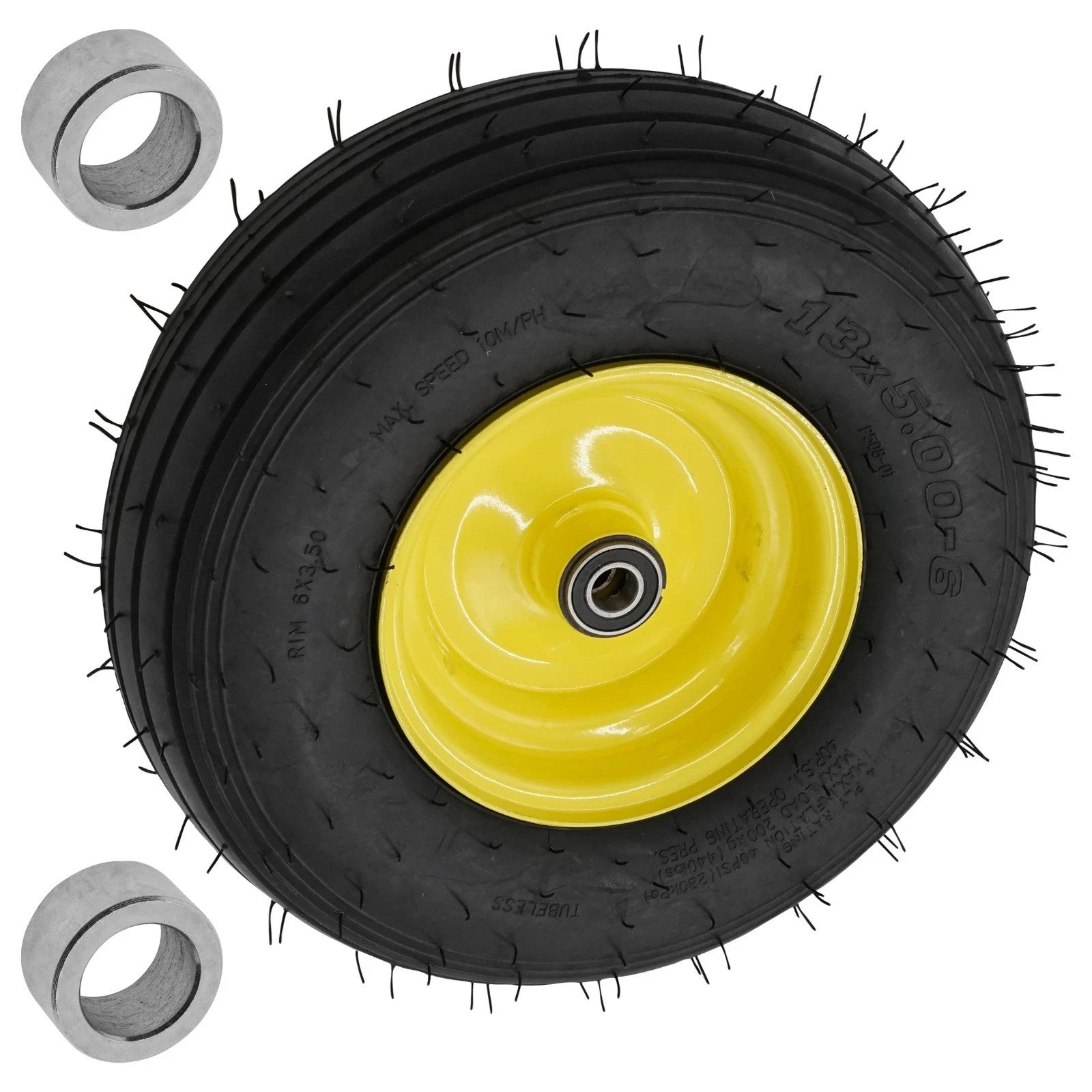 Front Wheel & Tire w/ Caster for John Deere SST15 SST16 SST18 Z225 Z425 Z445