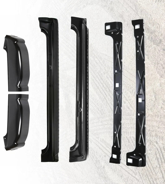 Cab Corners + Rocker Panels For Chevy Silverado GMC 1500/2500 EXTENDED Cab 99-07