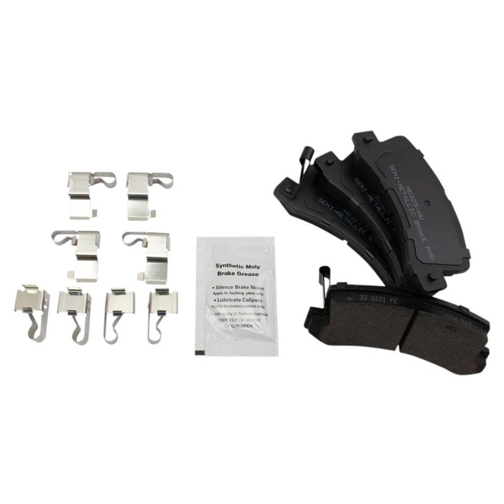 Rear Metallic Brake Pad & 2 Rotors Kit for 99-03 Lexus RX300 AWD
