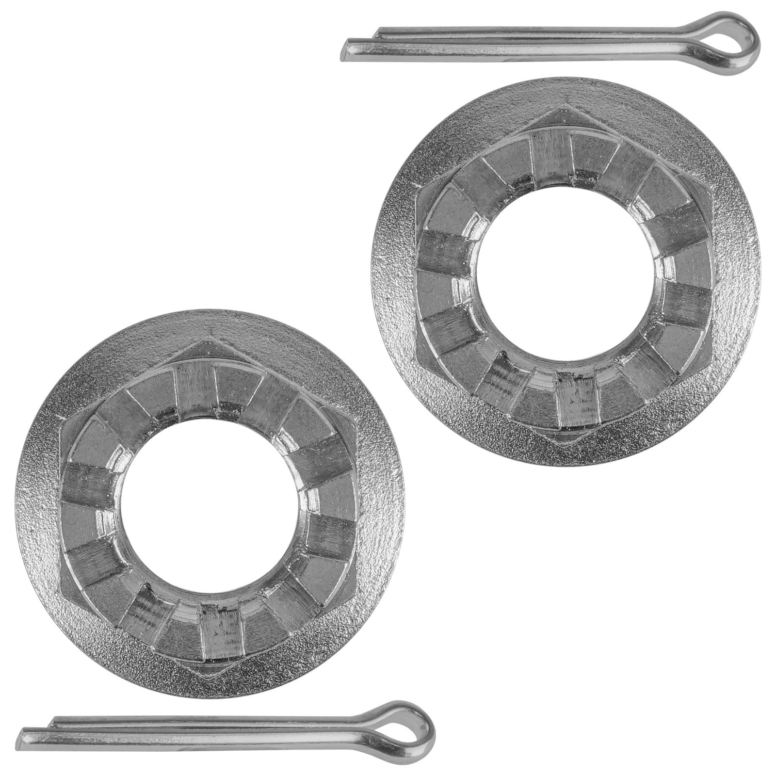 Set of 2 Rear Axle Castle Nuts & Pins for Honda TRX450ER 2006-2009 2012-2013