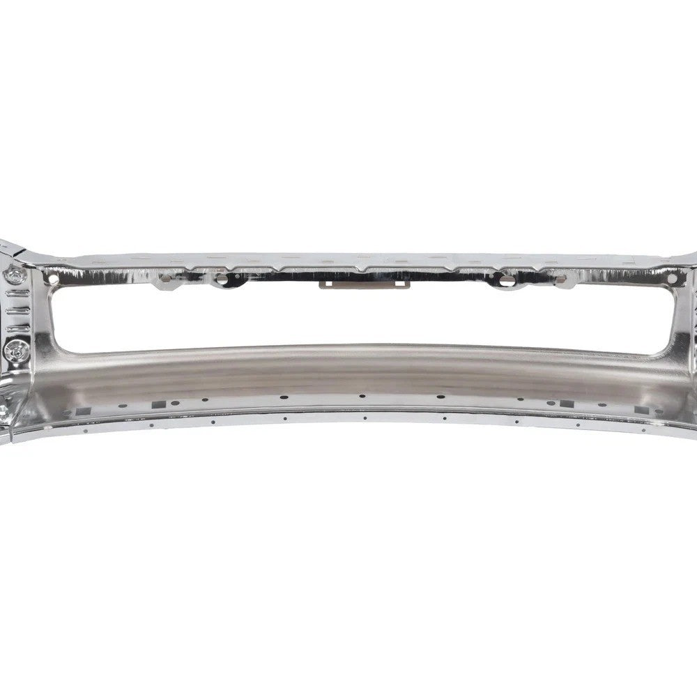 Chrome Front Bumper For 2011-2016 Ford F250 F350 Super Duty w/ Fog Light Hole