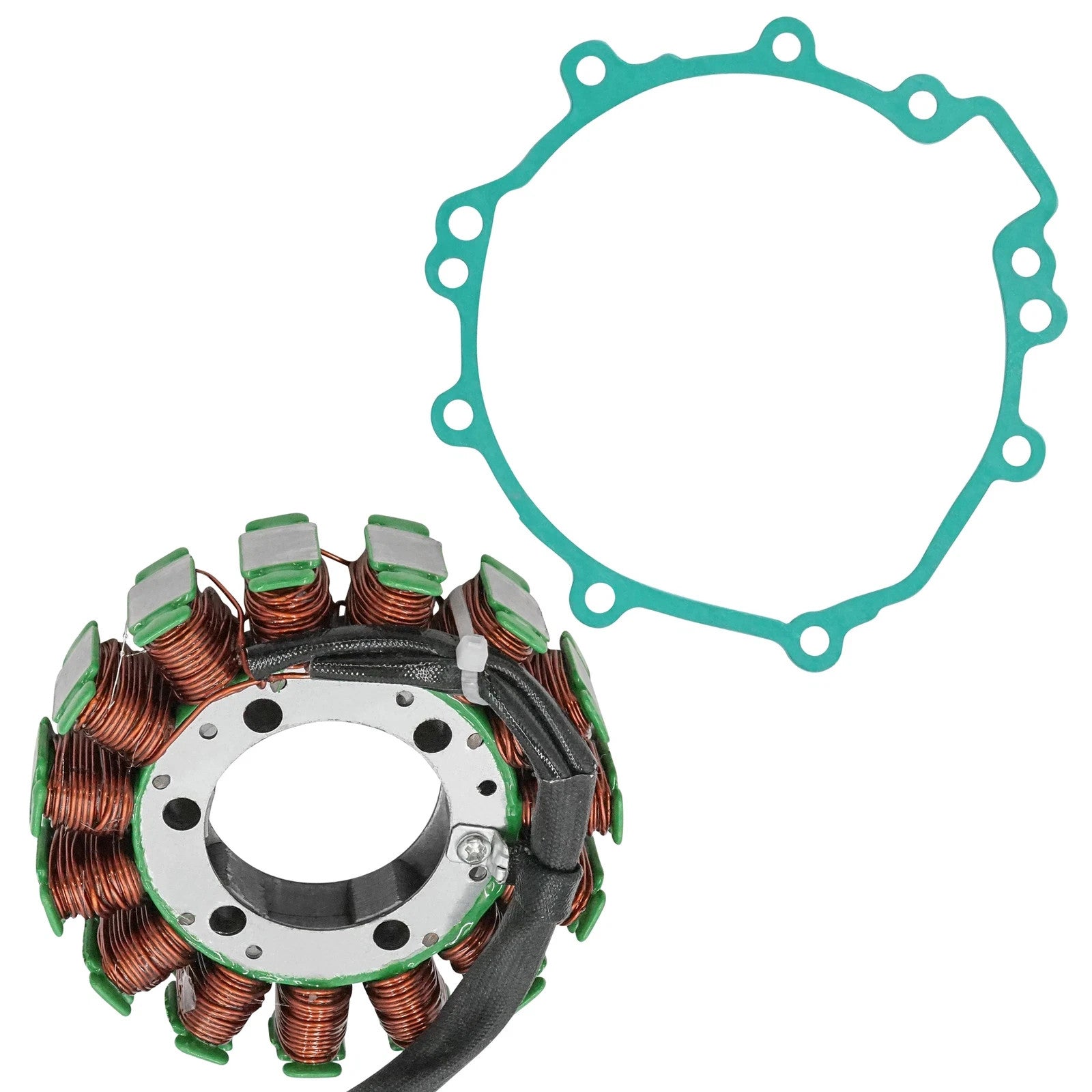Generator Stator And Gasket For Kawasaki Ninja ZX-6R ZX6R ZX600P ZX600 P 2007-08