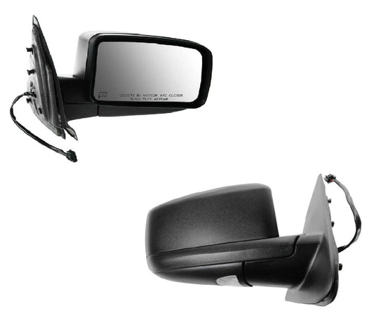 Mirror Power Heated Puddle Light Textured Black Right RH for 2003 Expedition