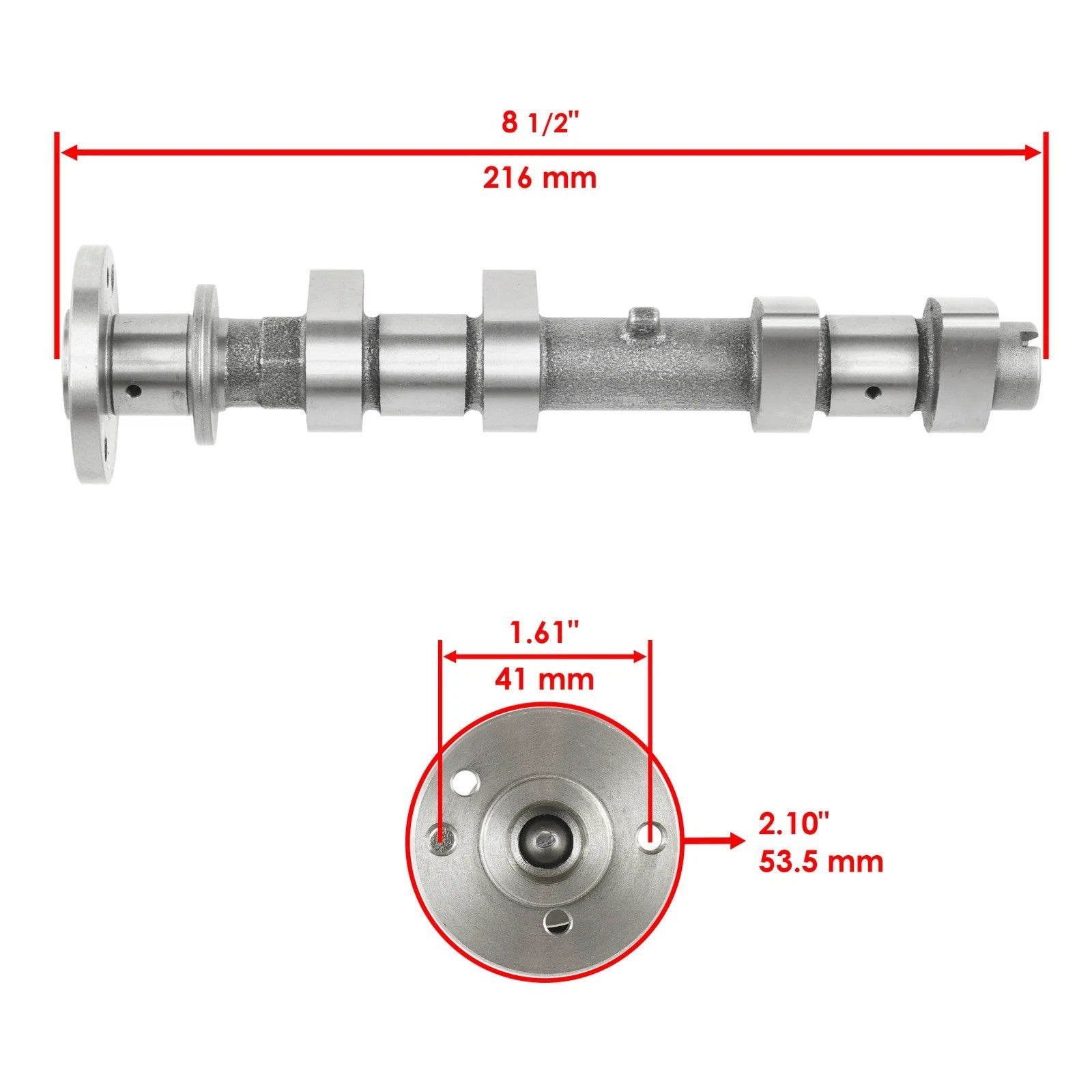 Caltric Camshaft Intake Assembly & Gear For Polaris Ranger 1000 EPS 2020 3023532