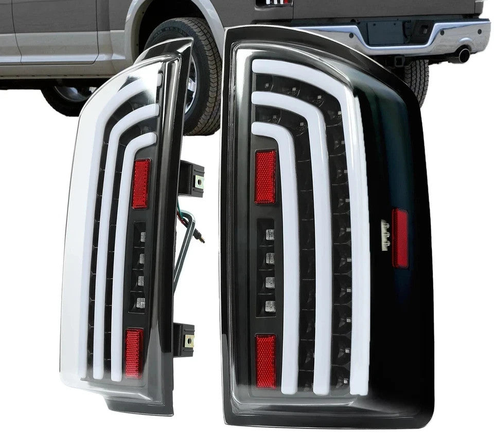 Clear Full LED Tail Lights Brake Lamp For Dodge Ram 1500 2500 3500 2007-2009