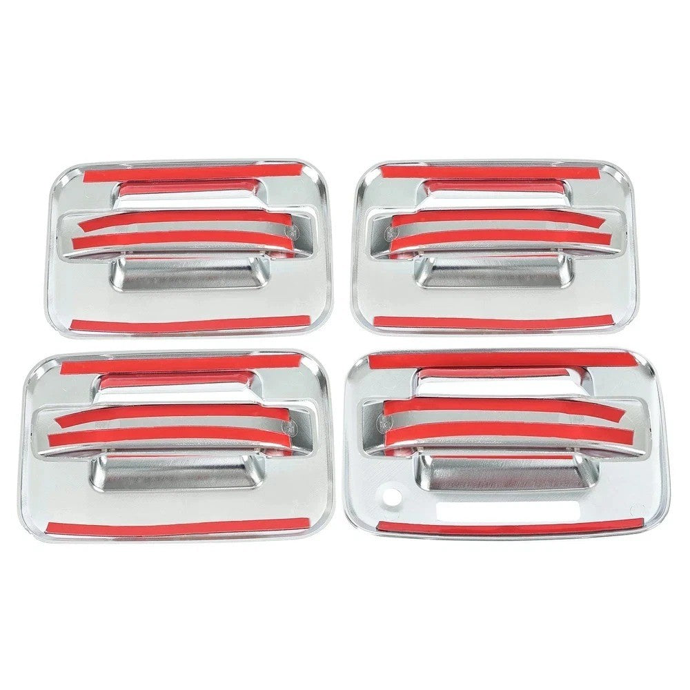 For Ford F-150 F150 2004-14 Chrome Door Handle Tailgate Covers 4 Door w/Key Pad
