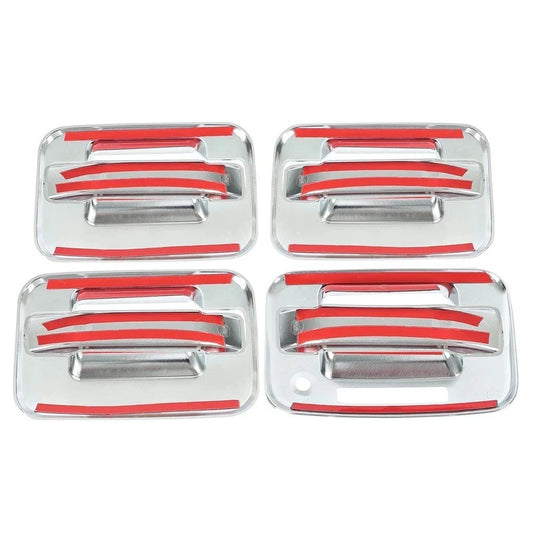 For Ford F-150 F150 2004-14 Chrome Door Handle Tailgate Covers 4 Door w/Key Pad