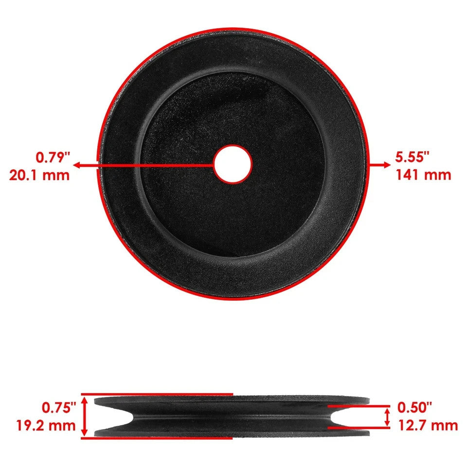 Deck Spindle & Pulley for Ferris Snapper Simplicity 84003173 1757364YP 1737835YP