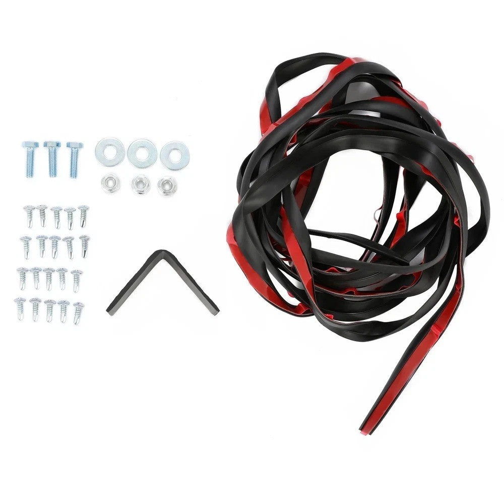 For 1979-1981 Pontiac Firebird Front & Rear Wheel Flares 5PCS Painted Black