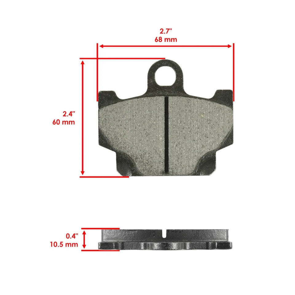 Front And Rear Brake Pads for Yamaha Rz250R Rz350 Rz350R 1982-1985