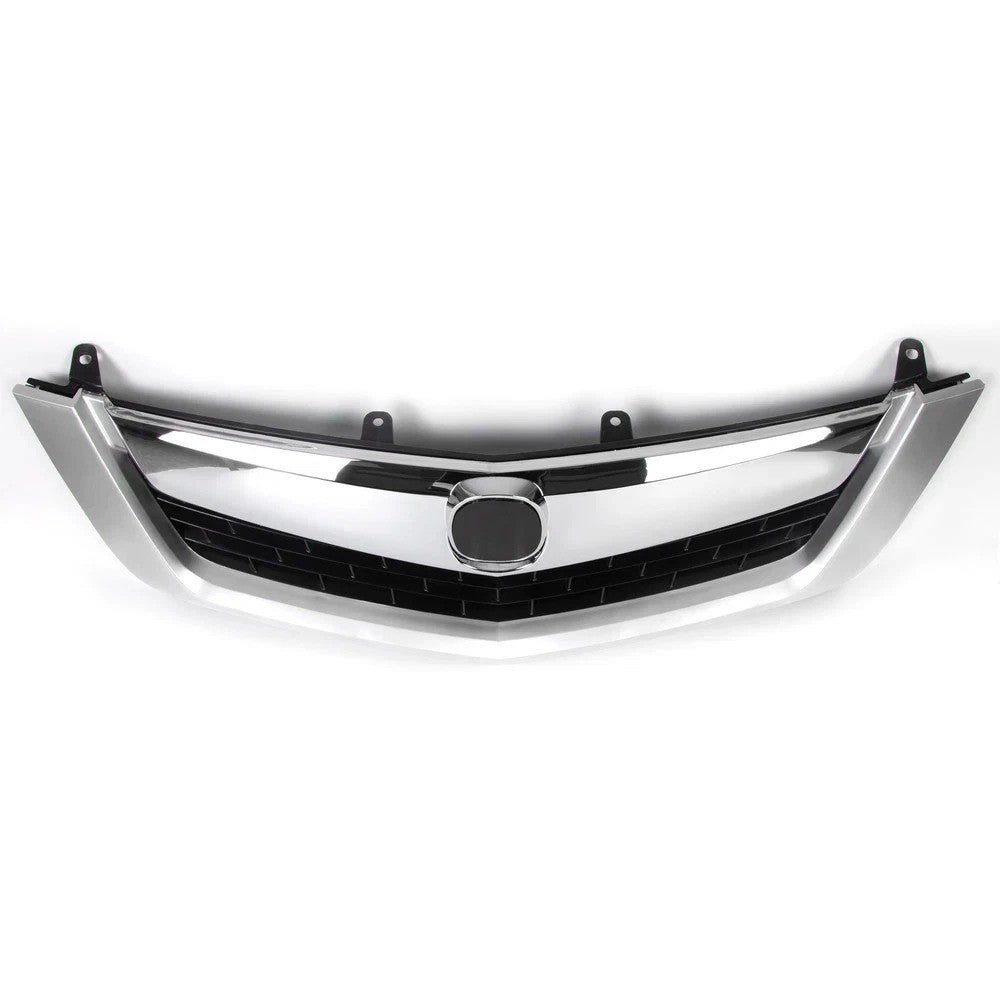 Fit For 2009 2010 Acura TSX Front Upper Grille Grill Mesh Cover Chrome Molding
