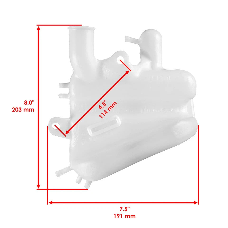 Radiator Reserve Tank for Honda Rancher 420 TRX420FM 4x4 07-13 Coolant Reservoir