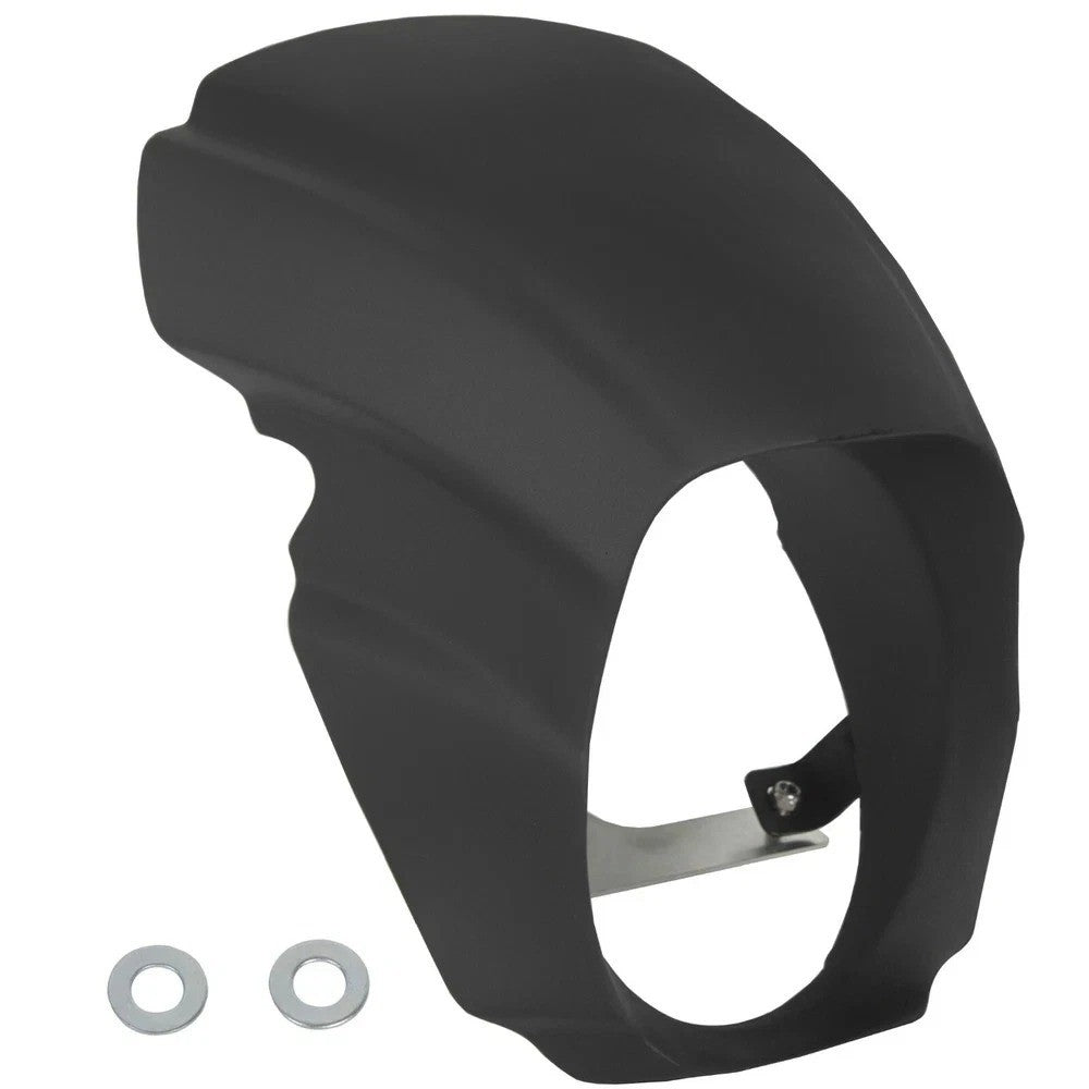 Black Headlight Fairing Cover Mask For Harley Softail Breakout FXBRS 18-23