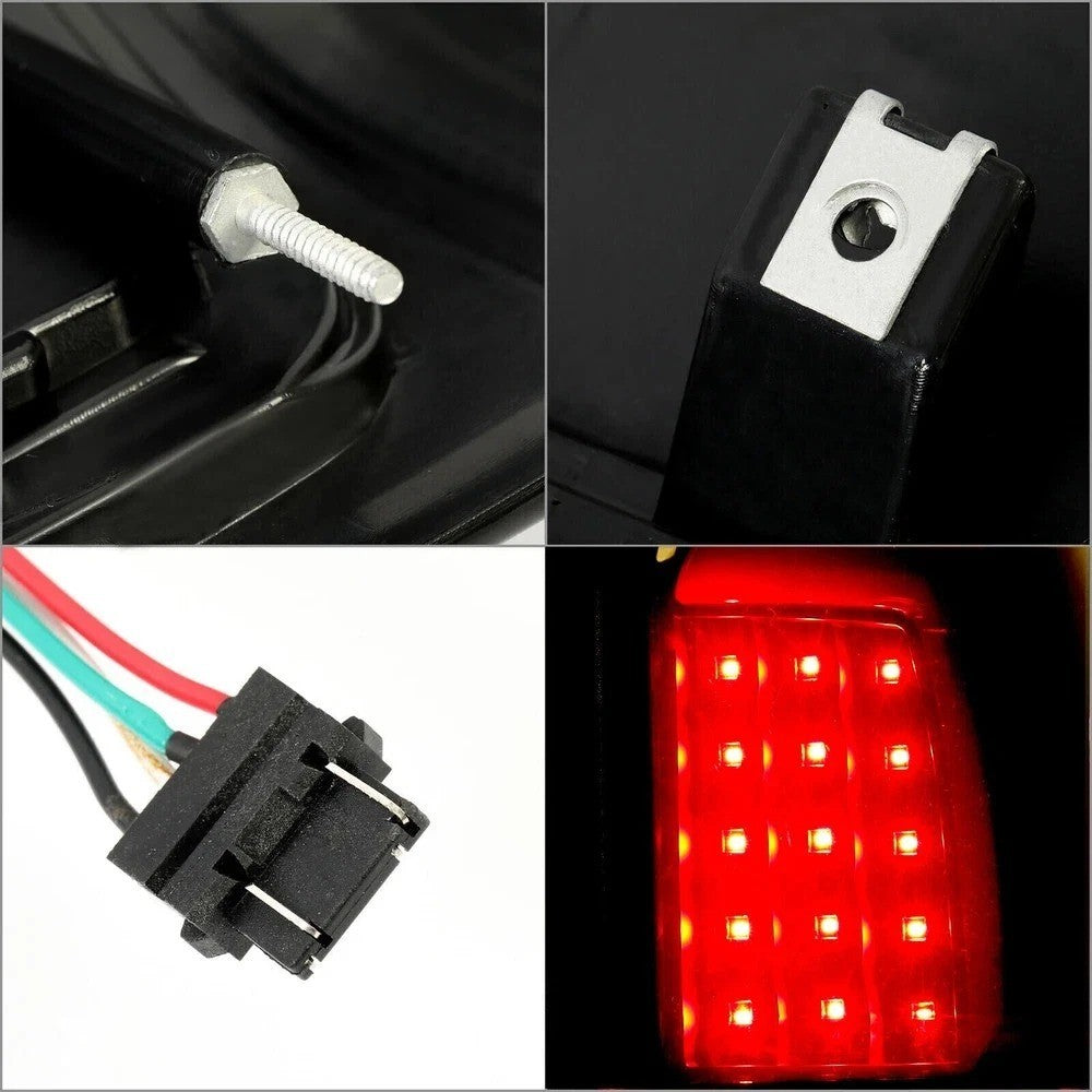 2PCS LED Tube Tail Lights Brake Lamps For 1994-2001 02 Dodge Ram 1500 2500 3500