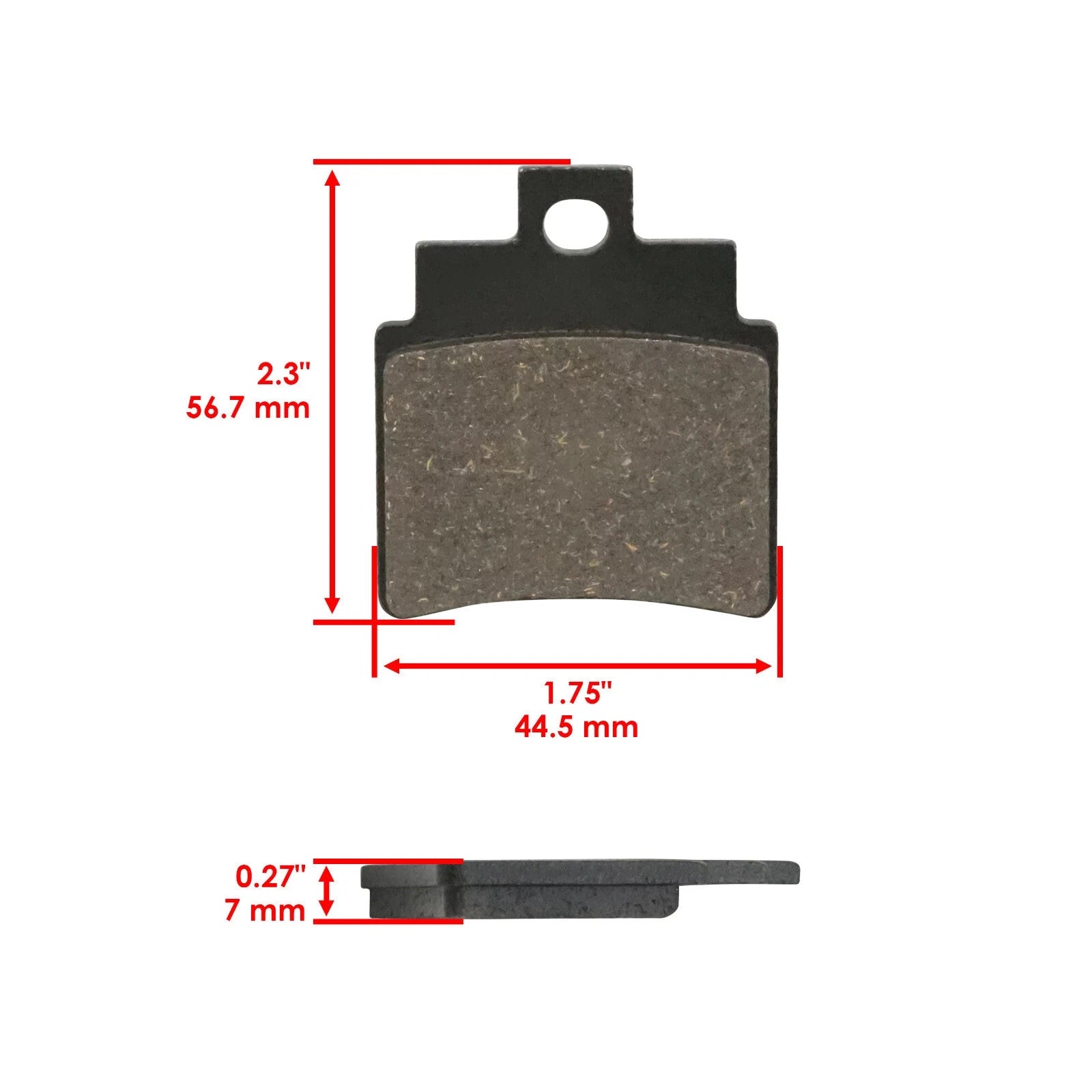 Front & Rear Brake Pads for Kymco  Mxu 250 2004 2005 2006 2007 2008 2009 2010