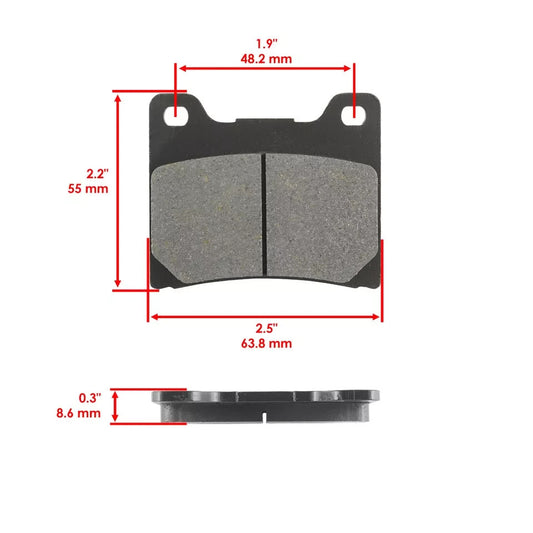 Front Brake Pads & Rear Shoes for Yamaha XV1100 XV1100S Virago 1100 1986-1999