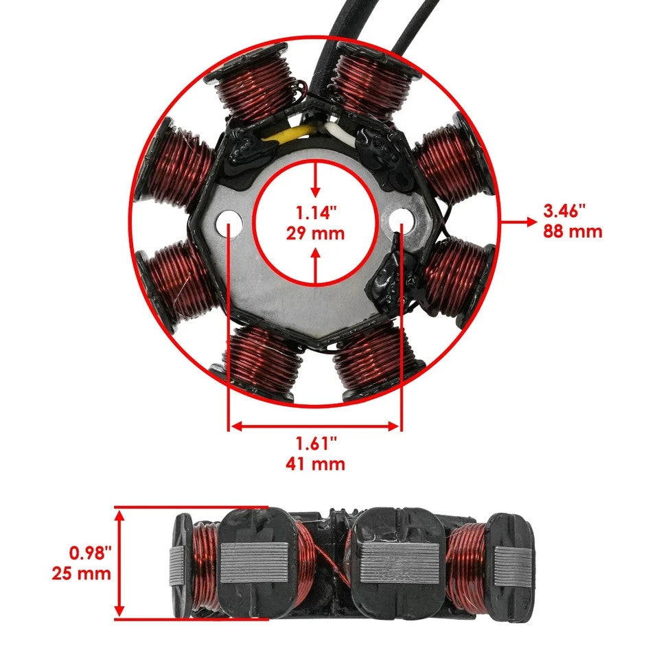 Stator for Kawasaki - 21003-1390 - Stator Generator Alternator Magneto / KLX110