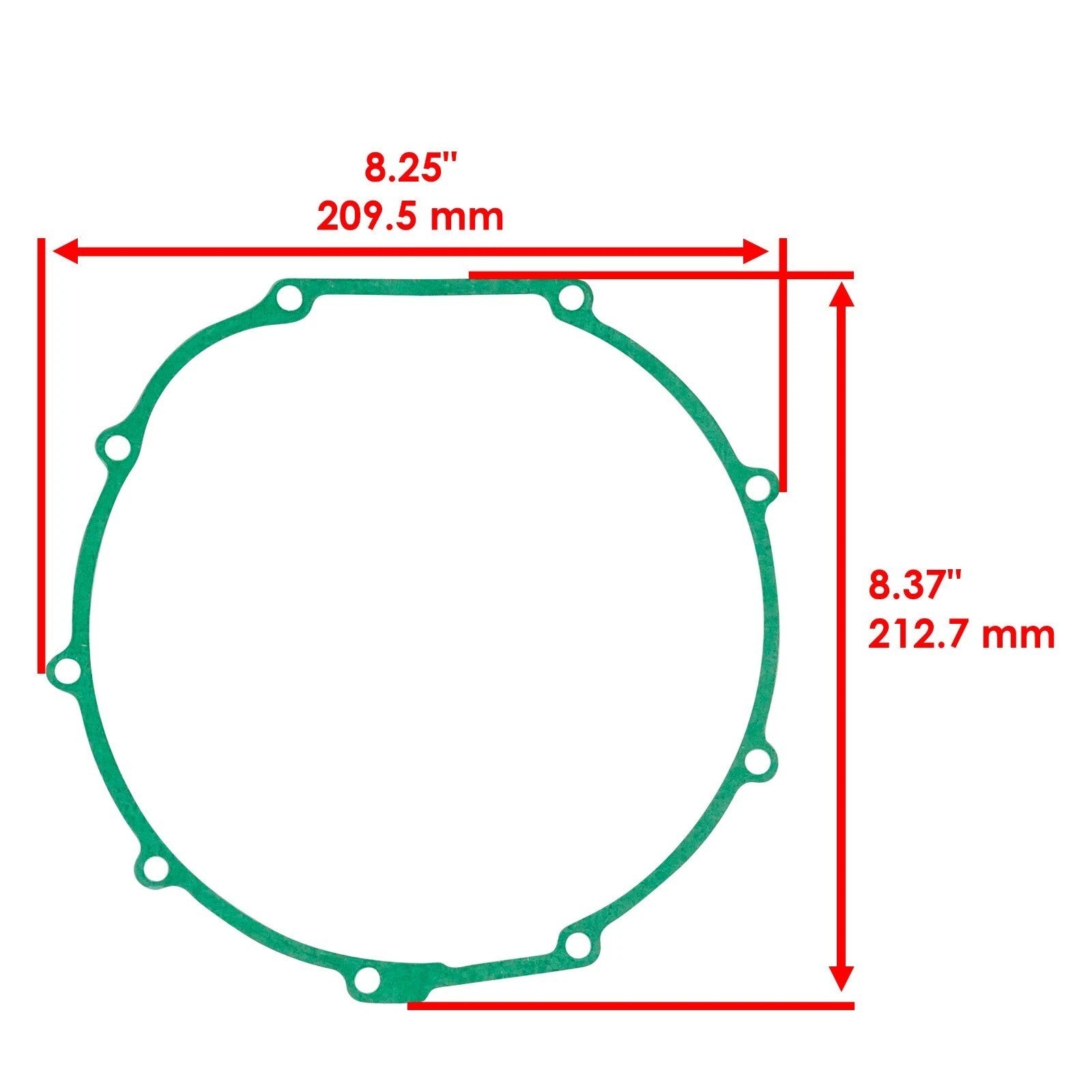 Right Crankcase Clutch Cover Gasket for Honda CB700Sc Nighthawk 700S 1984-1986
