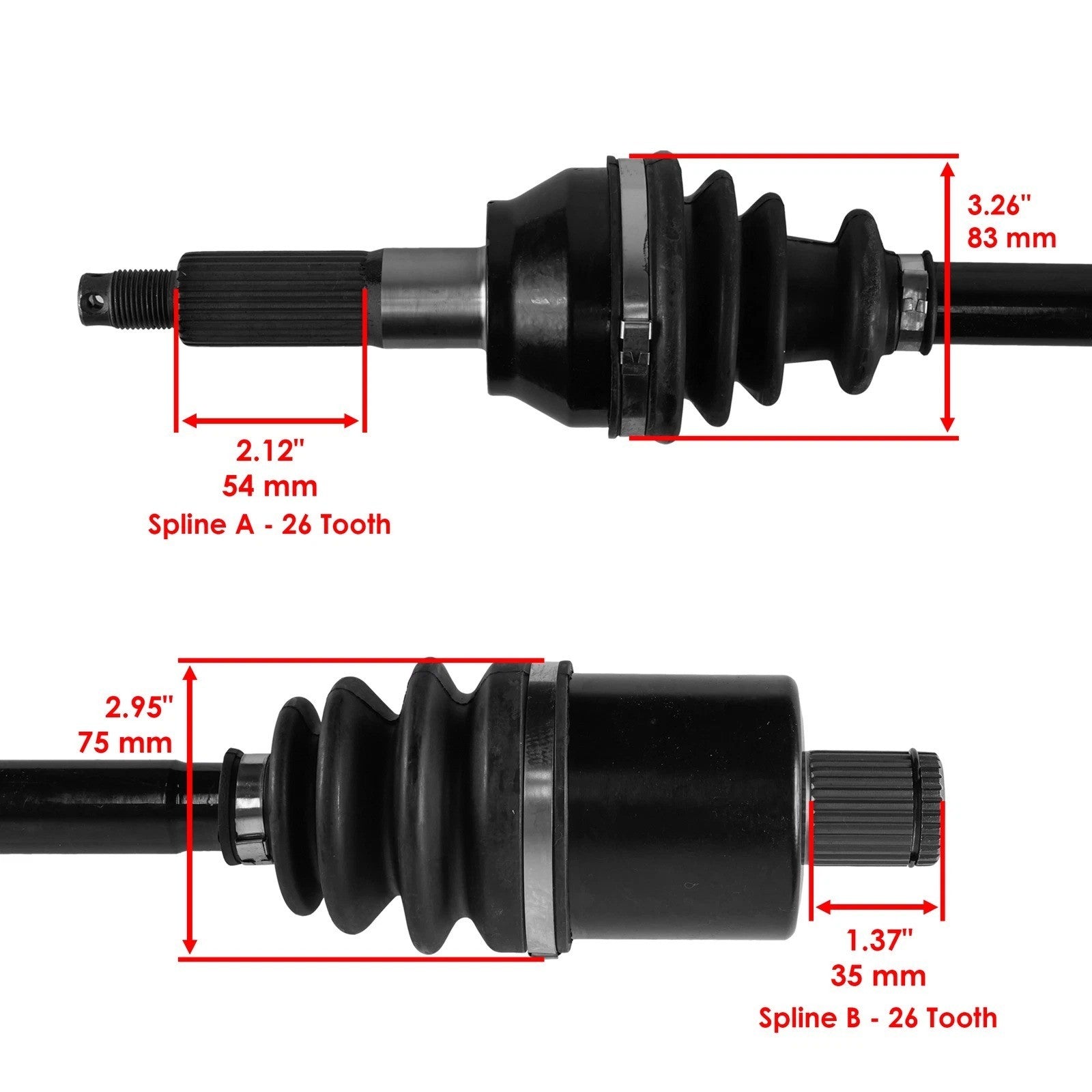 Rear Right Complete CV Joint Axle For Polaris Ranger XP 900 All 2013-2017