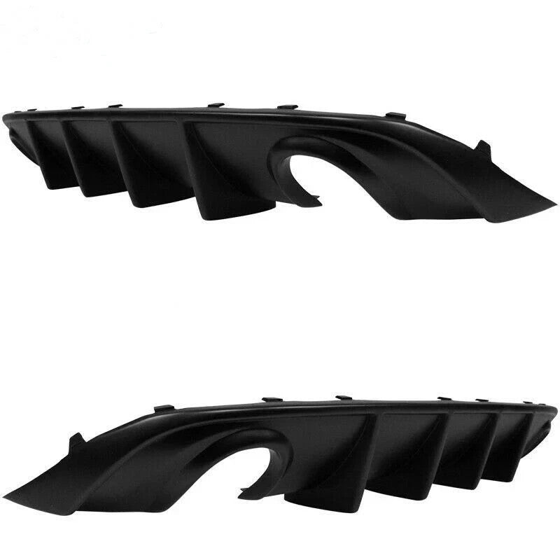 Fit 15-23 Dodge Charger SRT Rear Bumper Valance Diffuser Matte Black PP