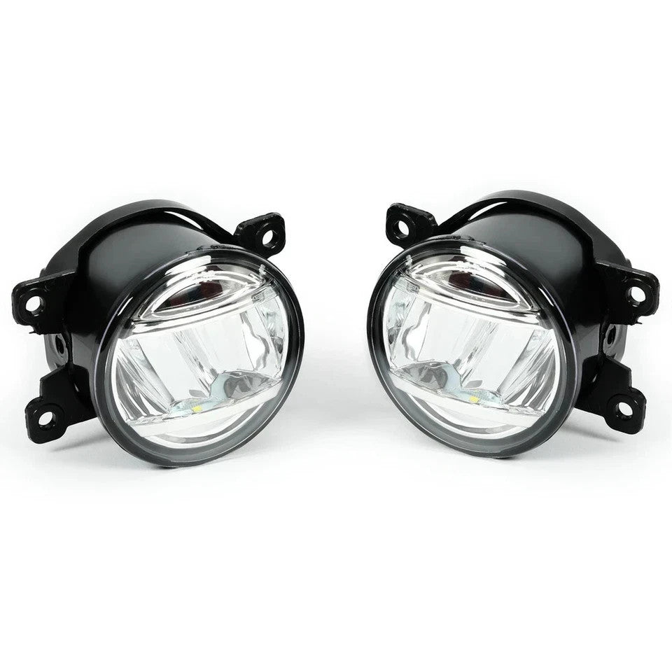 LED Fog Lights for 17-19 Honda Civic Hatchback Si Bezel Cover Wiring Switch Kits