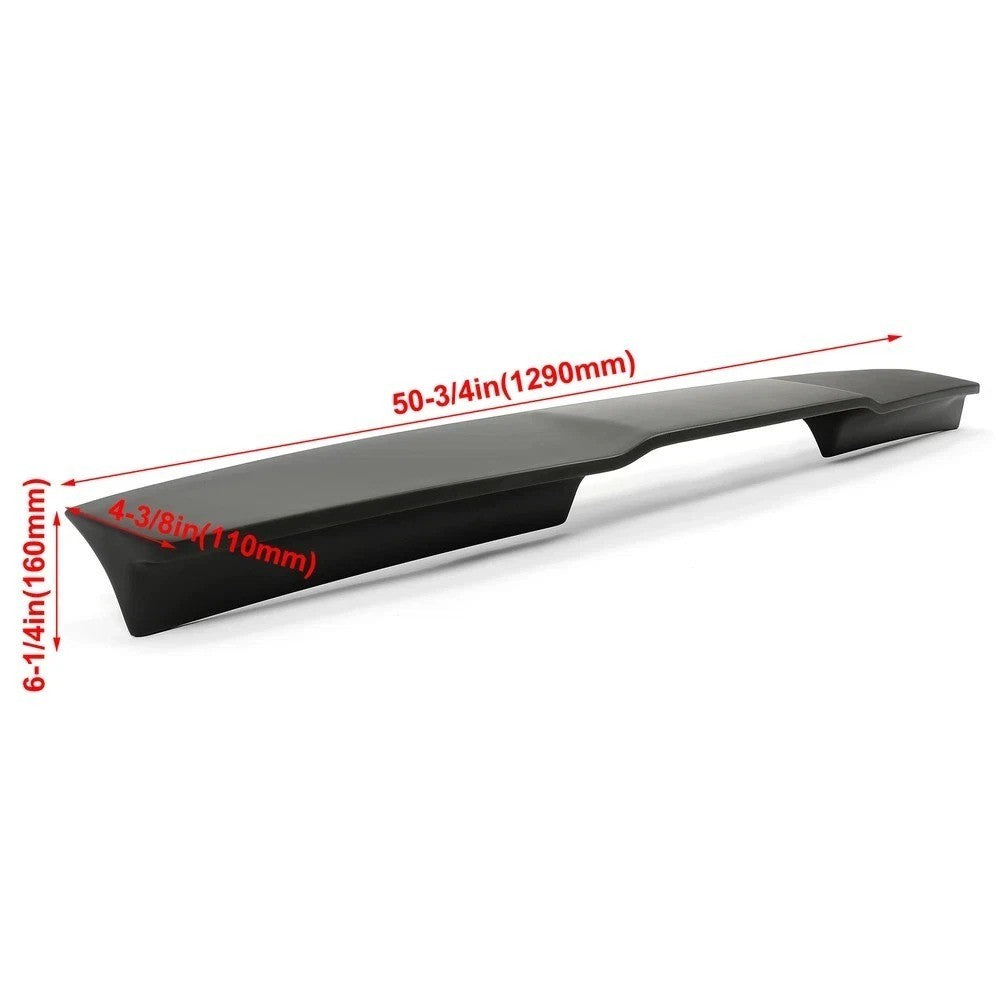 For 2015-20 Ford F-150 F150 Wing Gen 2 Raptor MATTE BLACK Trunk Roof Spoiler Lip