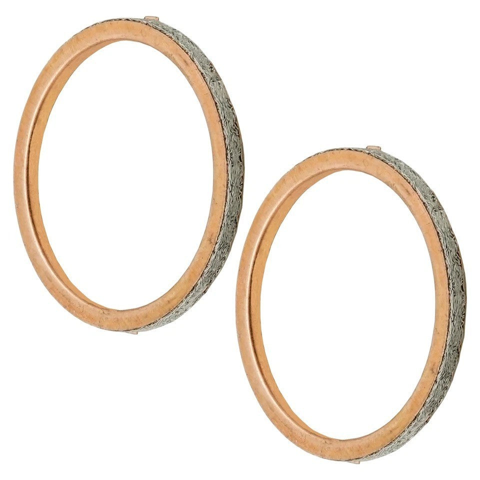 2 Exhaust Muffler Pipe Gaskets for Polaris Outlaw 500 2006 2007