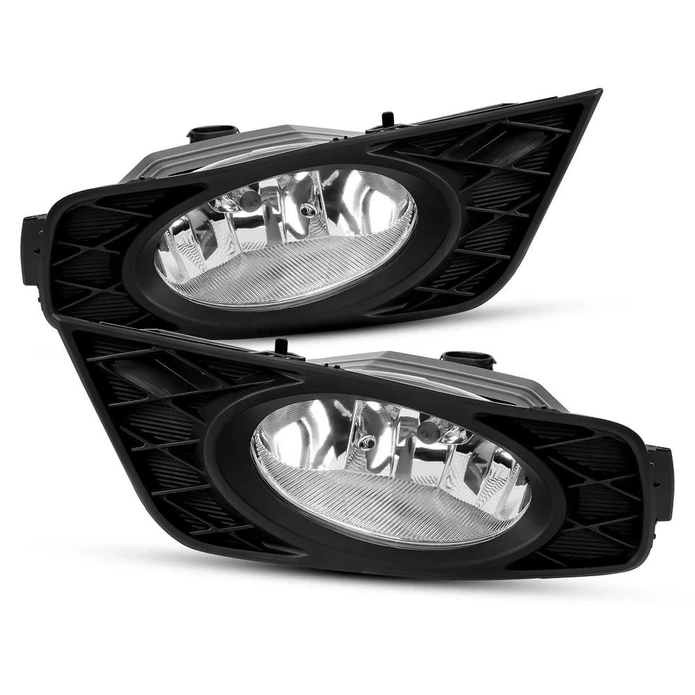 Bumper Driving Fog Lights Lamps Chrome LH+RH For Honda Odyssey 08-10 w/Switch