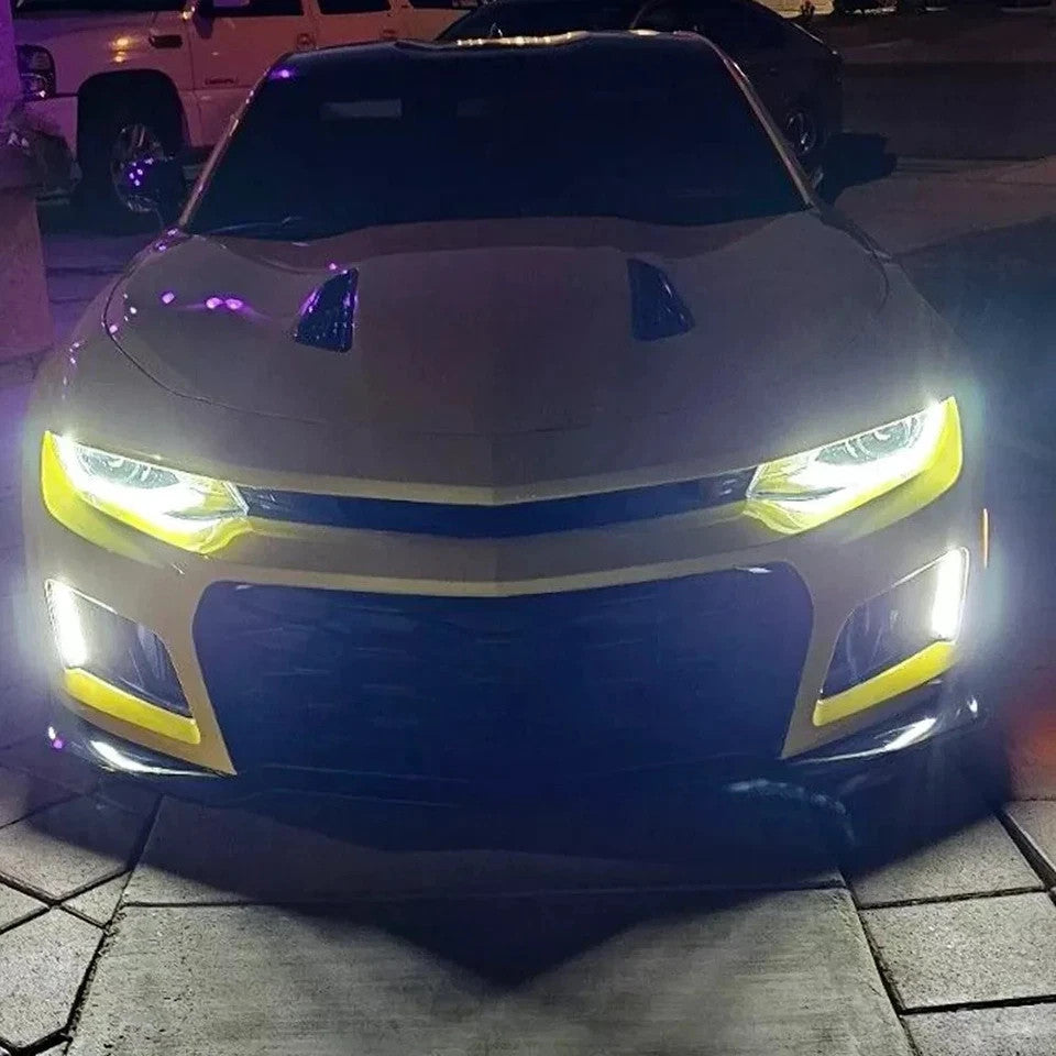 2PC DRL LED Fog Light Daytime Running Lamp For Chevy Camaro ZL1 LS LT 2016-23 24
