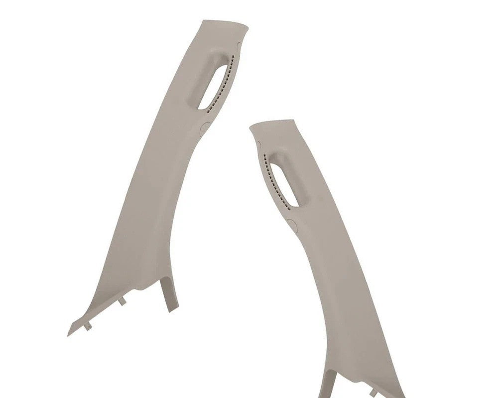 Beige Pair Pull Grab Handle A Pillar Windshield Post Trim For 02 03-10 Dodge Ram