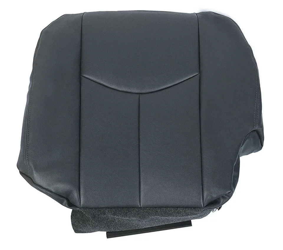 For 2003-2007 Chevy Silverado 1500 2500 HD Driver Bottom Seat Cover Dark Gray