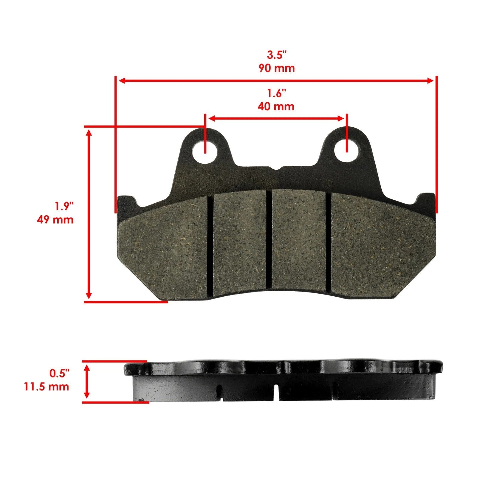 Rear Brake Pads for Honda GL1200I Gold Wing 1200 Interstate 1984-1987