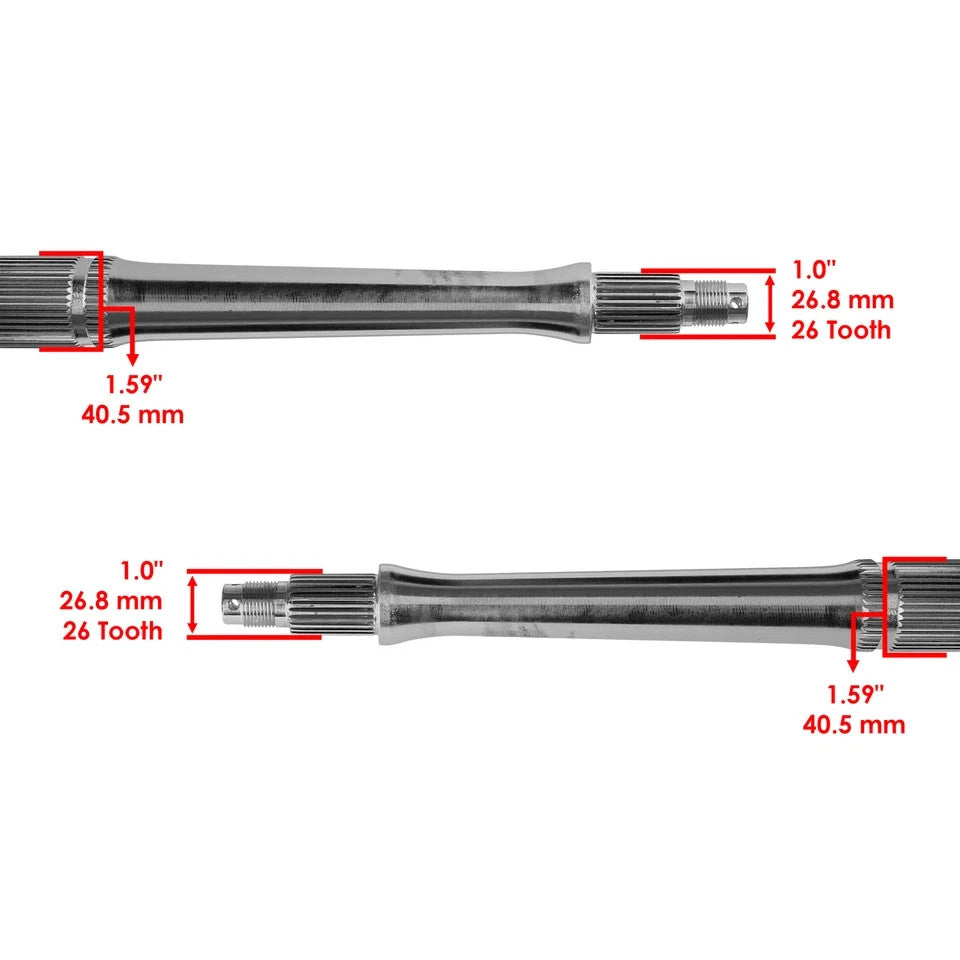 Caltric Rear Wheel Axle for Suzuki QuadSport LT-Z400 64711-33H00 2009-2014