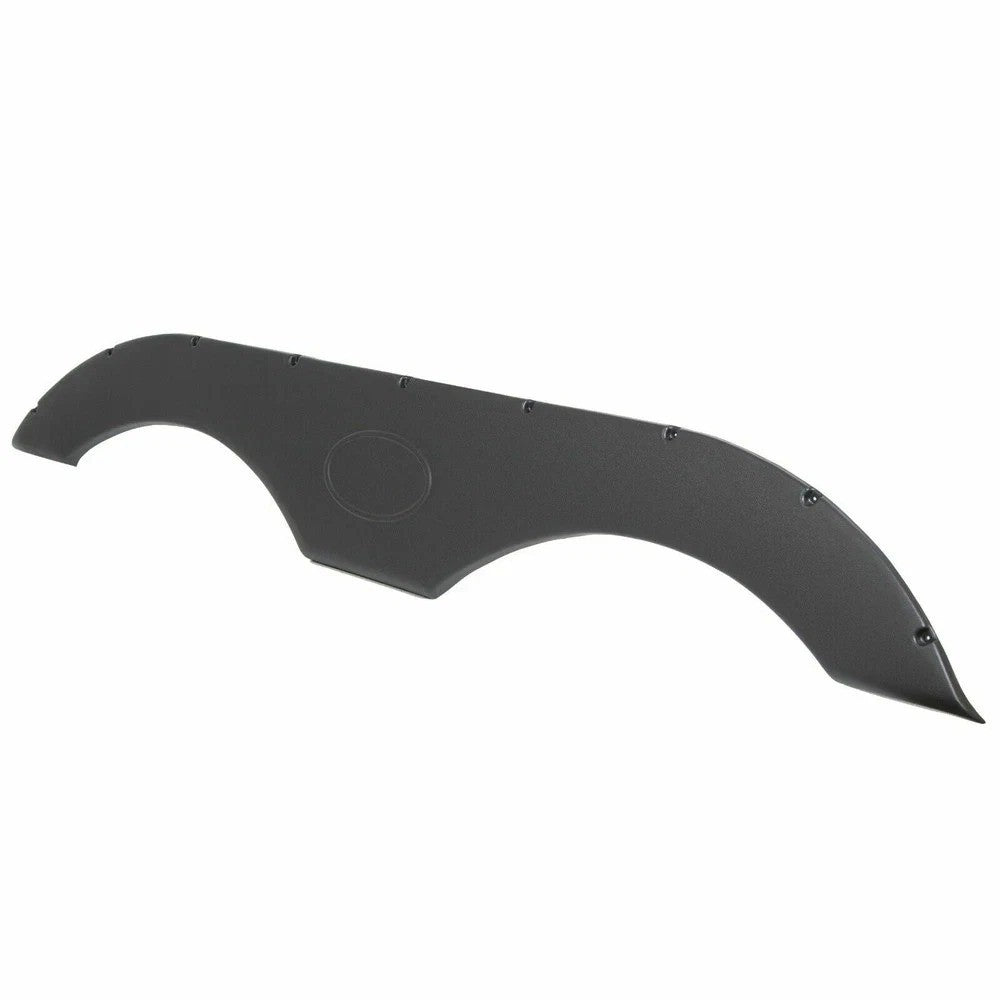 HECASA 2 Tandem Pair Black Trailer Fender Skirt For RVs Campers And Trailers Set
