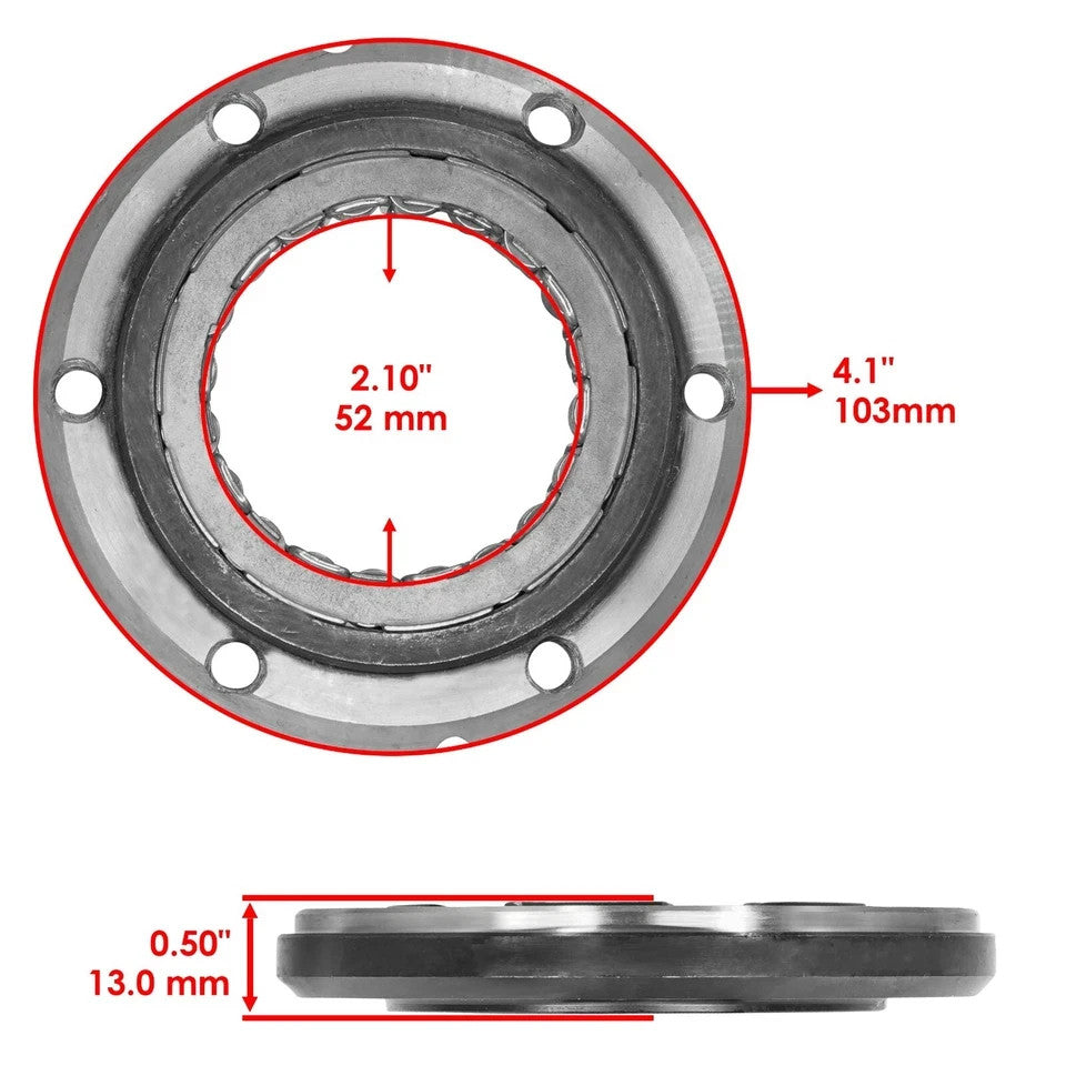 Starter Clutch One Way Sprag W/Gear Idler For Honda TRX400EX Sportrax 1999-08