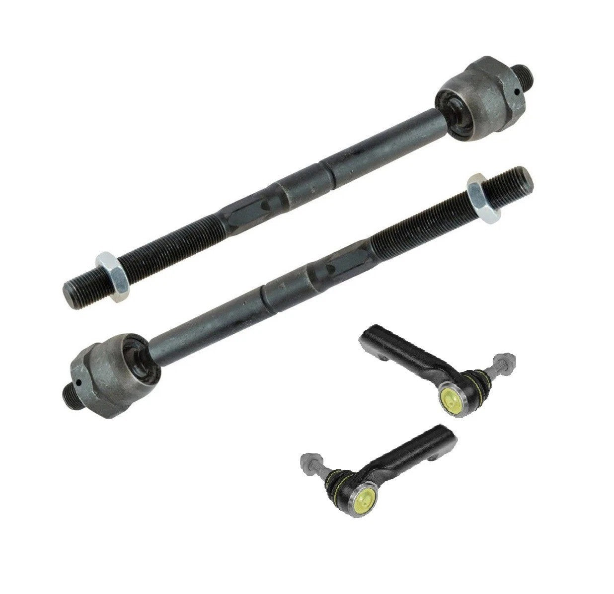 Front Inner Outer Tie Rod End Driver Passenger Steering Kit Set 4pc for F150 New