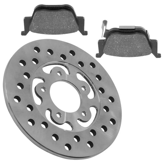 Rear Brake Disc Rotor w/ Brake Pads for Honda Rincon 650 TRX650FGA 2003 - 2005